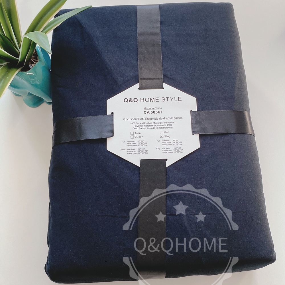 6 pieces brand new sheet set